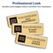 The Mighty Badge Badge Kit, Magnetic, Inkjet, Reusable, 1"x3", 10/PK, Gold 5PK AVE71203 - alternate 3